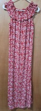 LOFT Outlet Red Sleeveless Floral Maxi Dress Medium