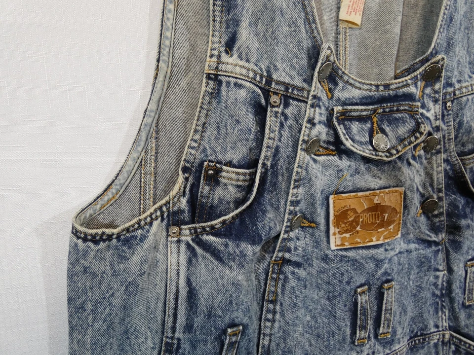 Vintage 1980's Prototypes Size L Large Denim Overalls Dungarees Australian Made - image 4 of 4