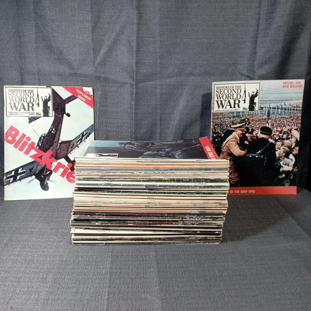 History Of The Second World War Magazines WWII - Lot of 93 Issues