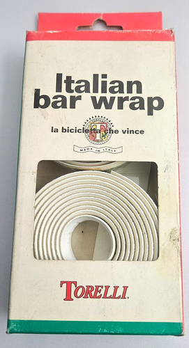NOS TORELLI Italian Wrap Bike Bar Tape, WHITE, Free USA Shipping | eBay