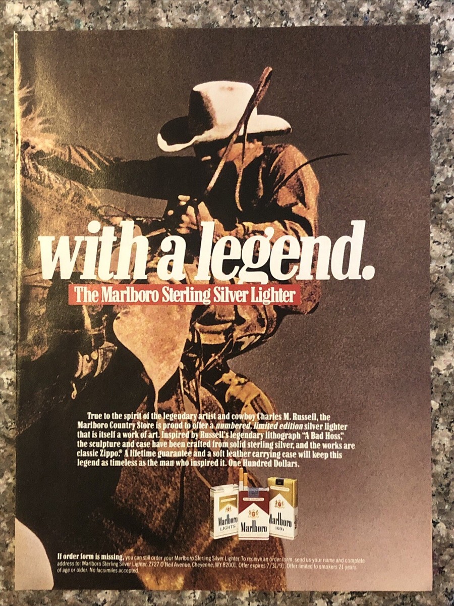 Marlboro カウボーイ ポスター 1997年製 海外限定】 Marlboro カウボーイ ポスター 1997年製（Miyazaki