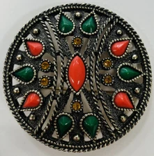 Vintage Estate Signed Emmons Silvertone Convertible Brooch/Pendant