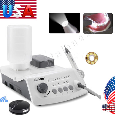Dental Piezo Ultrasonic Scaler fit EMS Cavitron LED Handpiece with Tips A8