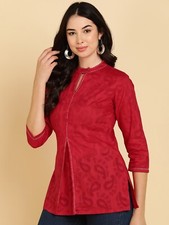 Women's Bollywood Short Kurti Top - Medium Free shipping on orders 25