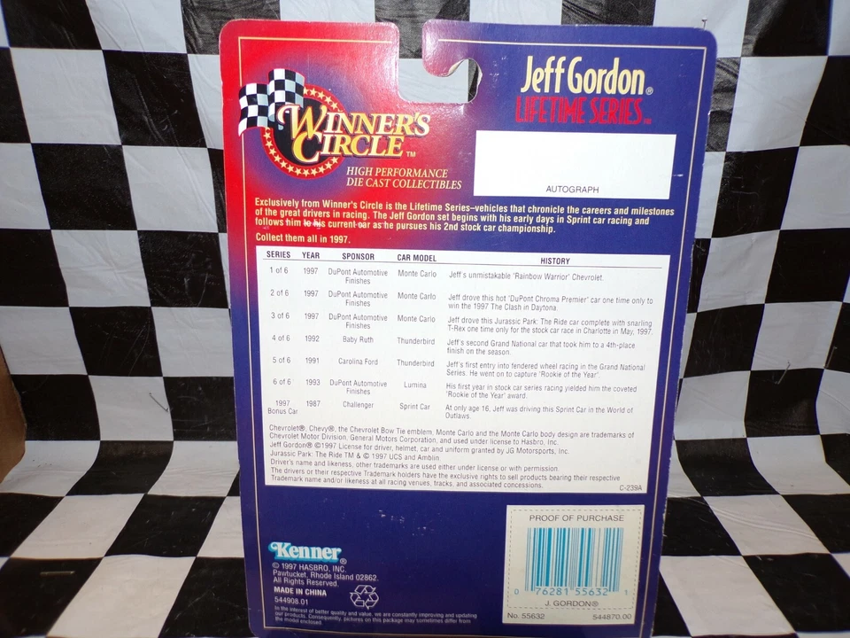 Jeff Gordon #24 DuPont / Chroma Premier 1:64 Winner's Circle Serie Vita #2 - Immagine 2 di 4