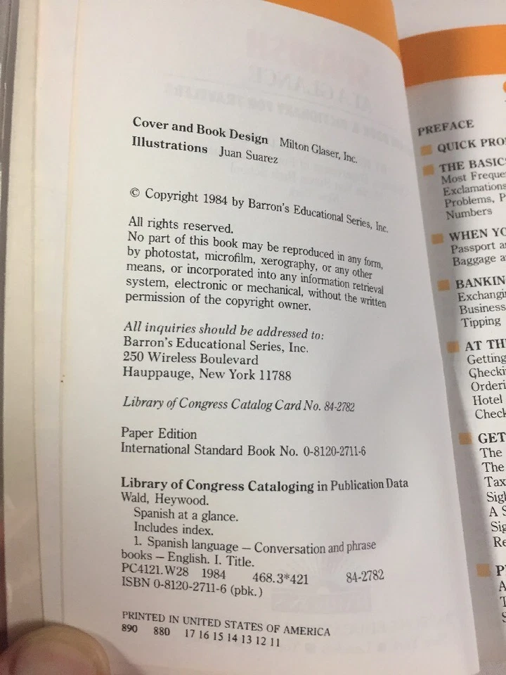 Spanish at a Glance, Wald, Heywood _Paperback - Image 3 of 3