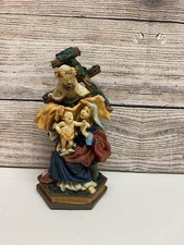 HOLIDAY WORKSHOP 7" CHRISTMAS NATIVITY TABLEPIECE COLLECTORS EDITION VGUC