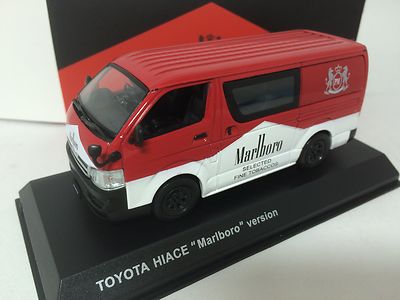 KYOSHO トヨタハイエース　1/43 1/43 Kyosho Toyota Hiace 2012 Special TOBACCOS Version Red | eBay