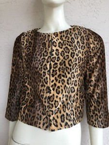 milly leopard jacket