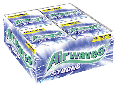 AIRWAVES STRONG Multipack 20x(3x10 Dragees), Für frischen Atem - Kaugummi