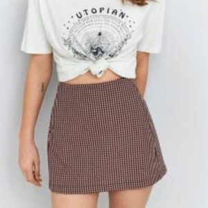 uo gingham skirt