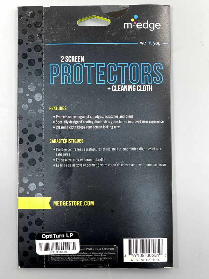 M-Edge Plain Screen Protector 2 Pack for Kindle Fire HDX 7-inch Clear Finish NEW - Image 2 of 2