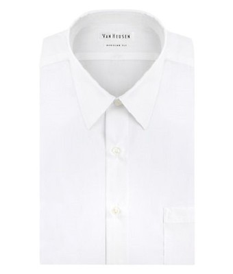 Van Heusen Long Sleeve Wrinkle Free Dress Shirt 20F7795 Regular Fit White | eBay Van Heusen Long Sleeve Wrinkle Free Dress Shirt 20F7795 Regular Fit White | eBay