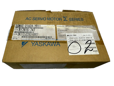 YASKAWA SGMAS-01A2A-YR11 - Servo Motor, AC Servo, 100W, Sigma III