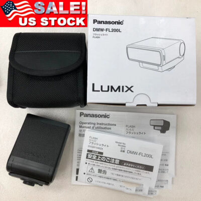 Panasonic DMW-FL200L top flash for Panasonic LX7 LX10 LX15 LX100 G9 G10 G90  G100