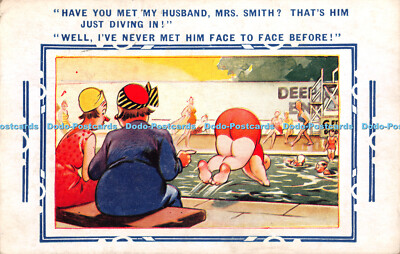R328240 Have You Met My Husband Mrs Smith Bamforth and Co Comic Serie Nr. 4093 1