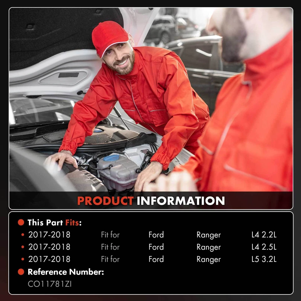 New A/C AC Compressor for Ford Ranger 2017-2018 L4 2.2L 2.5L L5 3.2L 7-Groove - Image 2 of 4