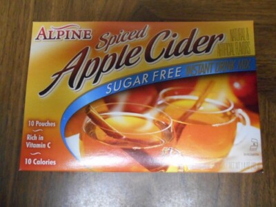 Alpine Spiced Cider Sugar Free Apple Flavored Drink Mix 1 4oz 10 Ct Box 3 Pack 41449002408 Ebay