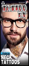 Cobra Neck Tattoo FX Temporary