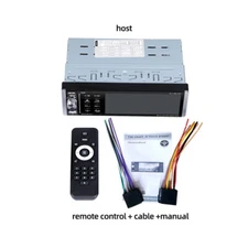 Single Din Touch Screen Car Multimedia MP3 Player Stereo Radio IPS Bluetooth