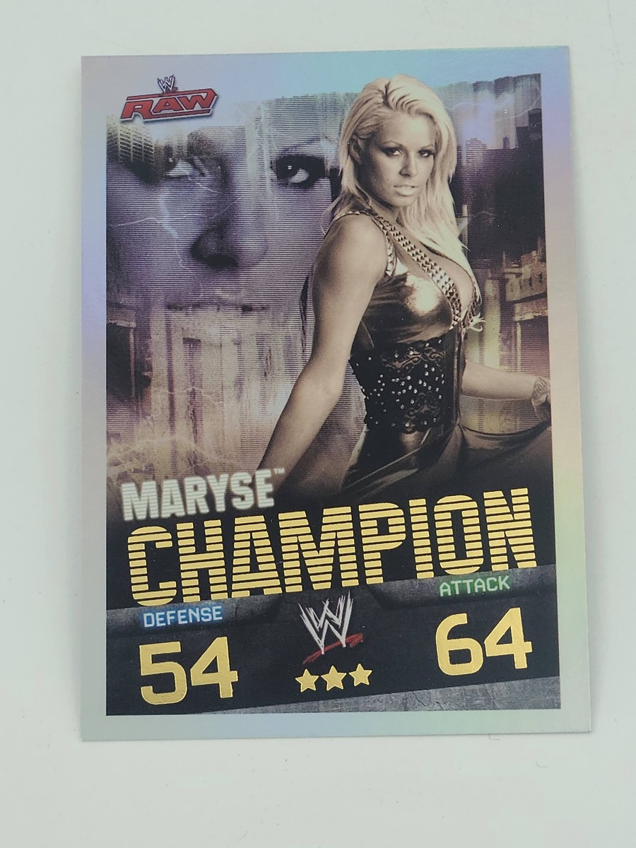 2009 Topps Slam Attax WWE #15 Maryse Champions | eBay