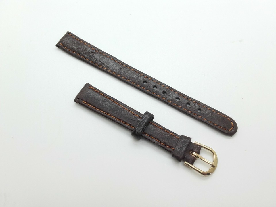 Leder-Uhrenarmband Aus PU-Leder – Universelles Ersatzarmband Mit Dornschließe, Schwarz