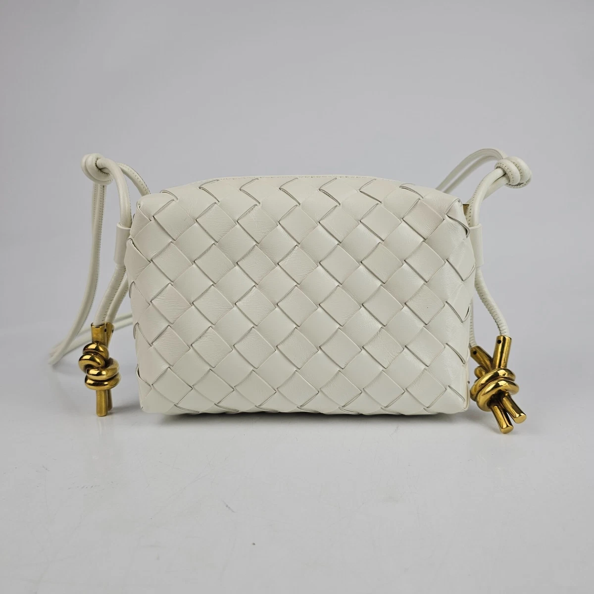 BOTTEGA VENETA SMALL LOOP BAG PARAKEET GOLD NEW SEASON PARLOUR X