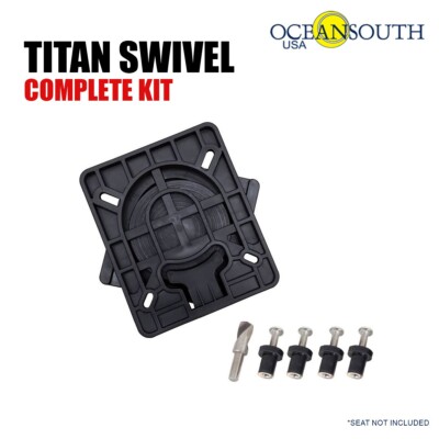 Oceansouth Boat Seat Swivel Removable for Aluminum Bench on Jon