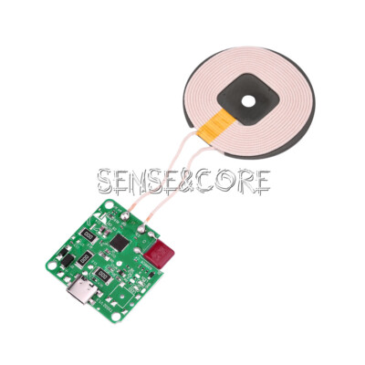 15W Mobile Phone Wireless Charger Module PCBA Module Coil 12V Fast Charging 10mm