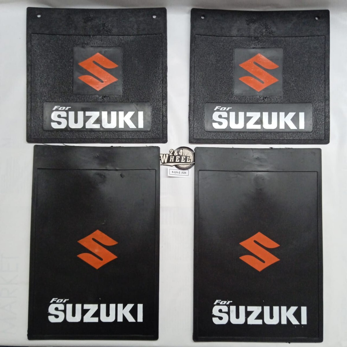 レア バンブルビー スラブ プレート Suzuki Jimny SJ Samurai Sierra Front and Rear Mudflaps Mud Flap