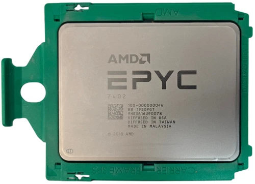 Unlocked AMD EPYC 7402 24-Core 2.8GHz / 3.35GHz Socket SP3 CPU 100-000000046