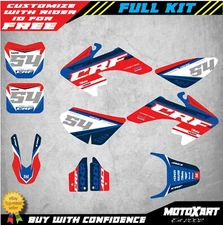 Custom Decal Kit FIERCE STYLE Honda CRF 50 2004 - 2020 stickers decals graphics