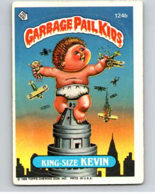 1986 Topps Garbage Pail Kids Series 3 #124b King-Size Kevin  V73055