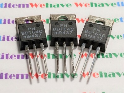 Bdt64c+Bdt65c Transistore TO-220 (Paio) '' UK Azienda Since - Foto 10