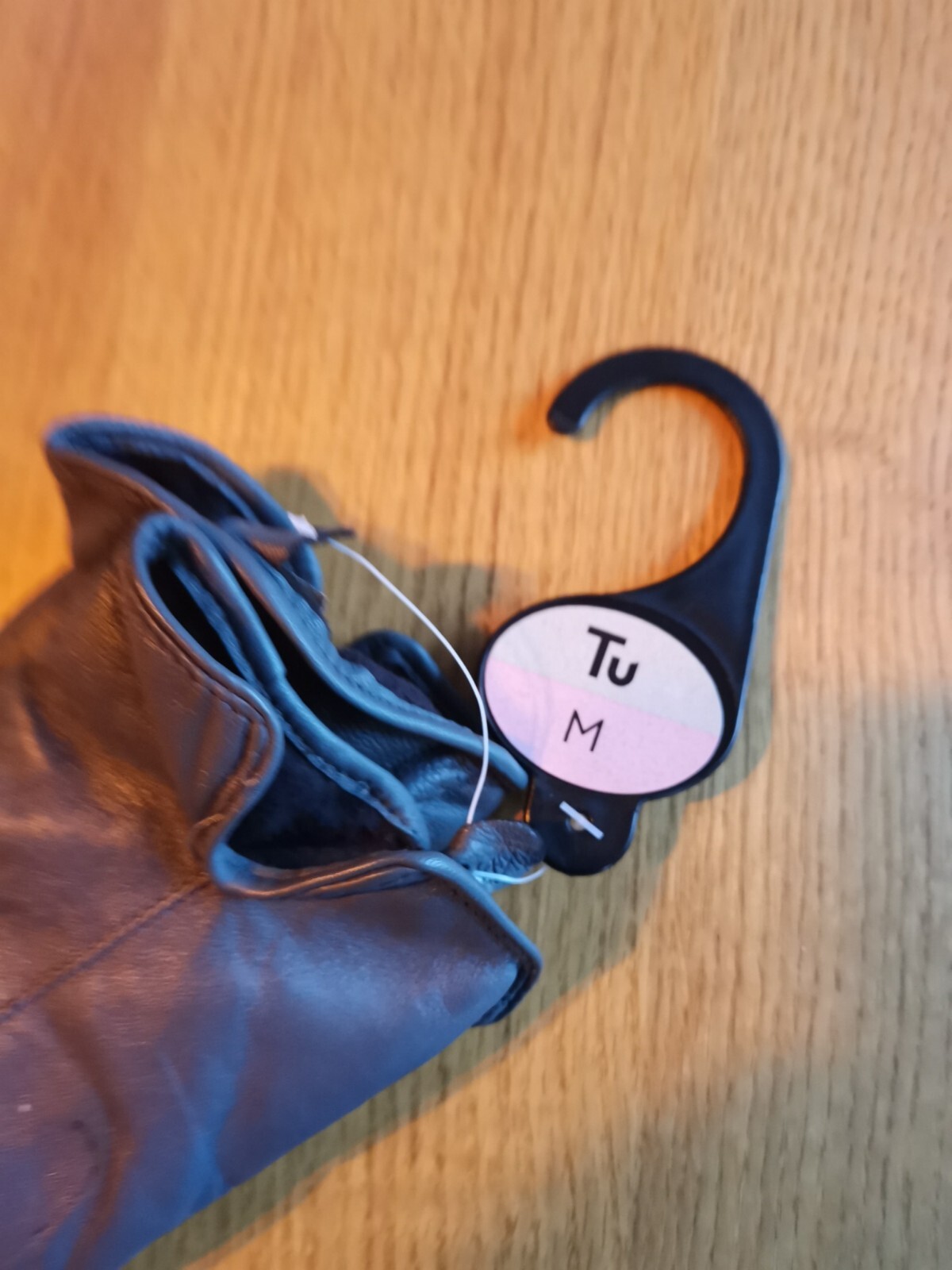 Tu Sainsbury's Ladies Leather Grey Gloves Medium eBay