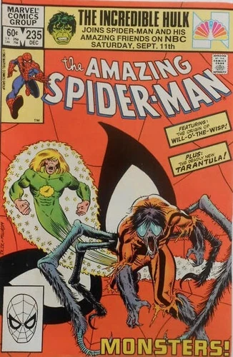AMAZING SPIDER-MAN #235 F/VF, Direct Marvel Comics 1982 Stock Image