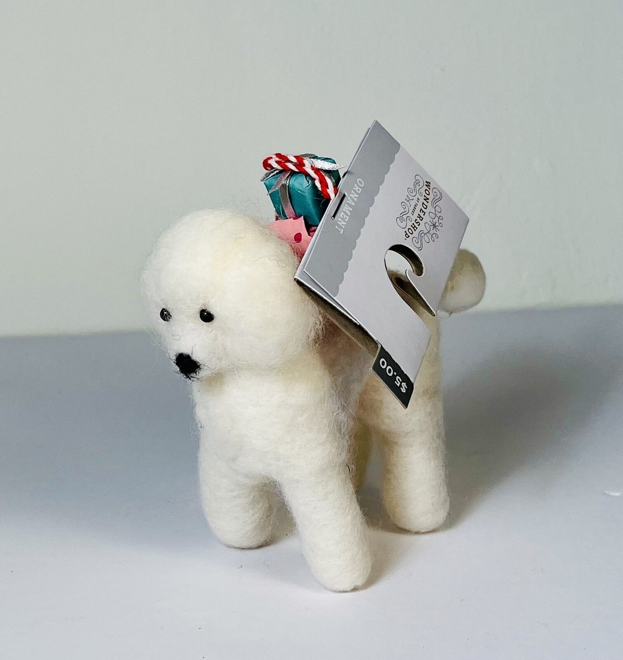 Target Poodle New 2024 Target Wondershop White Poodle Dog Carrying Gifts Christmas ...