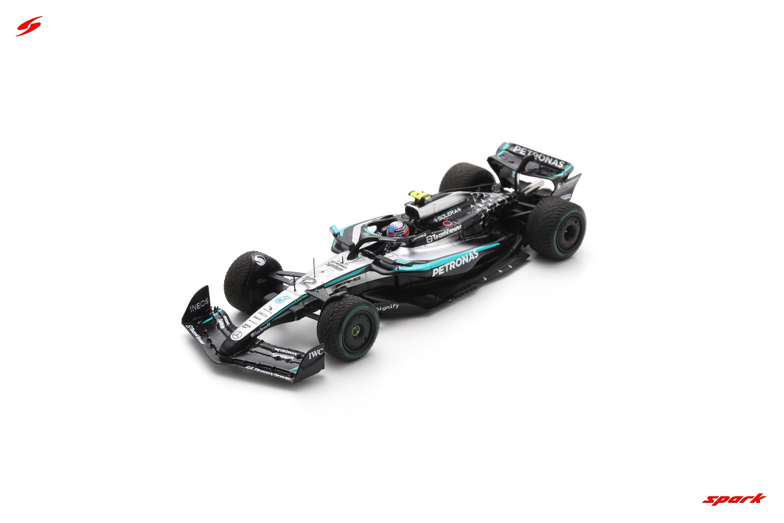 Spark Mercedes AMG - Kimi Antonelli - 2025 Australian GP 1:43 Diecast Car S9573