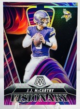2025 Panini Mosaic -JJ McCarthy  #15 “VISIONARY” SSP CASE HIT VIKINGS