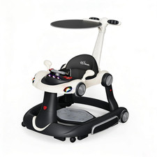 Baby Walker with Wheels, 7-In-1 Foldable Baby Walkers for Boys Girls 6-12 Months