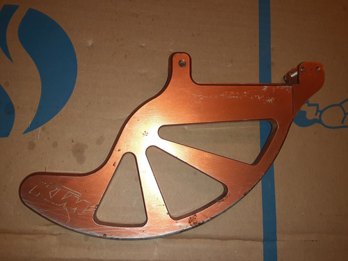 2009 KTM XC-250 Rear Brake Gaurd OEM Orange Aluminum