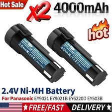 2Pack For Black Decker Versapak VP100 VP110 VP230 VP321 VP368 3600mAh 3.6V Ni-MH