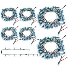 300 Pcs Dc 12v Ws2811 Pixel String Light 12mm Diffused Digital RGB Lights Wat...