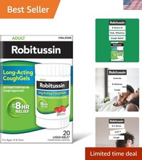 Dextromethorphan Cough Relief Liqui-Gels   20 Capsules, Non-Drowsy Formula