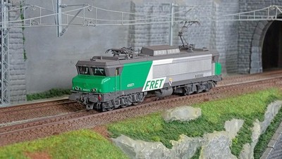 Ls Models 10317S E-Lok DC 6571 SNCF, FRACHT, Logo Mütze, Digit