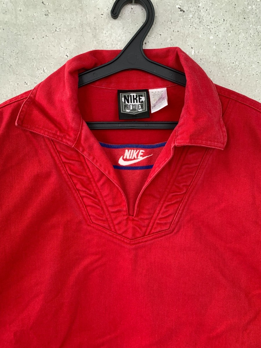 NIKE PREMIER 1994 1996 TRAINING FOOTBALL DRILL TOP ARSENAL STYLE