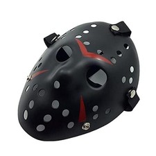 Halloween Mask Horror Hockey Mask Halloween Masquerade Party Cosplay Black