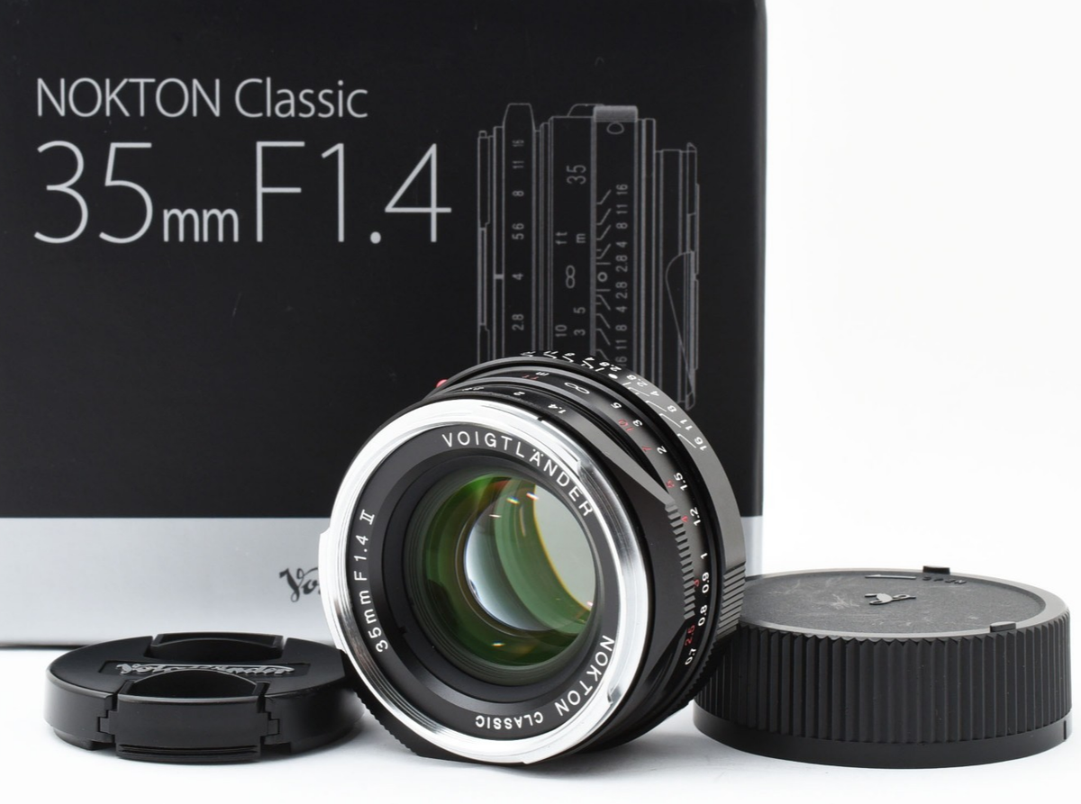Near Mint w/box] Voigtlander NOKTON classic 35mm F/1.4 II MC VM