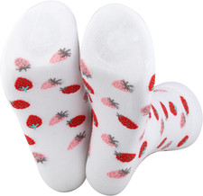 1 Pair Strawberry Festival Socks Strawberry Fruit Socks Strawberry Season Socks