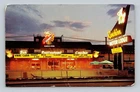 Ranchinn Motor Lodge Elko Nevada Neon Sign Vintage Postcard Dexter Press